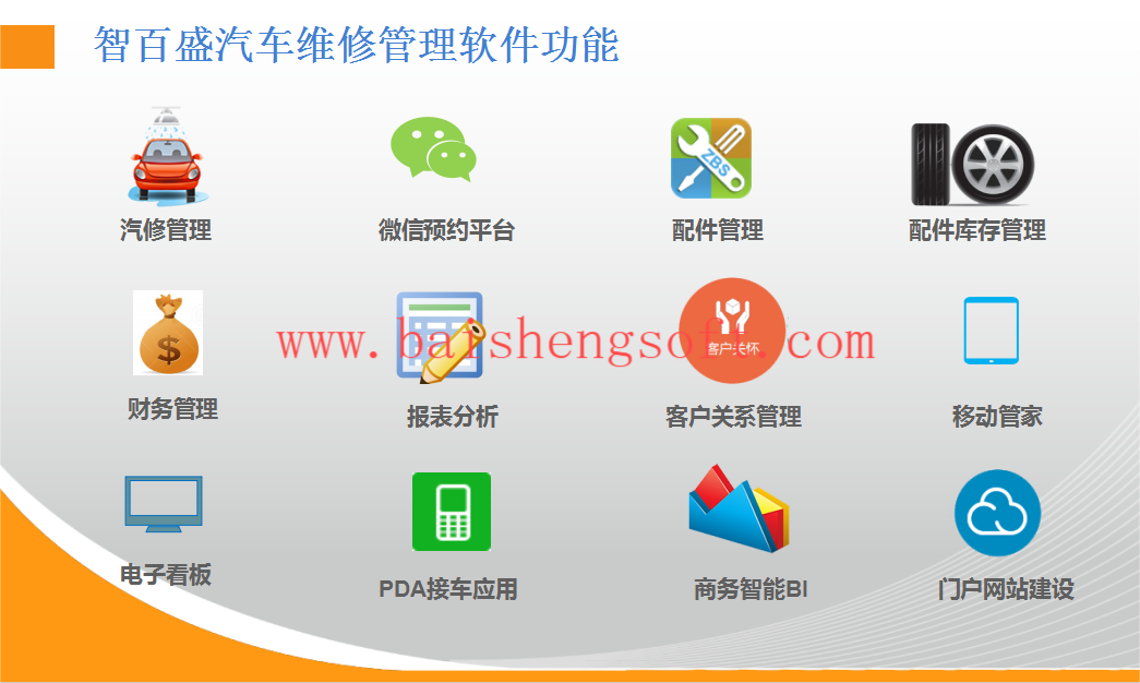 汽车维修厂管理软件